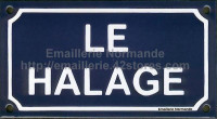 Plaque émaillée personnalisable (10x18cm)