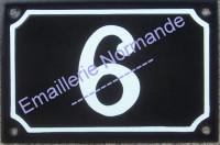 Numéro de rue personnalisable, plaque émaillée (10x15-10x18cm) (les photos présentées ne changent pas avec votre commande)