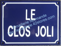 Plaque personnalisée (15x20cm)