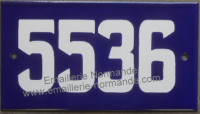 Plaque d'adresse de Montréal PLATE (4 1/2