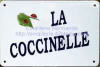 Plaque de maison personnalisable (20x30cm) alphabet BOS