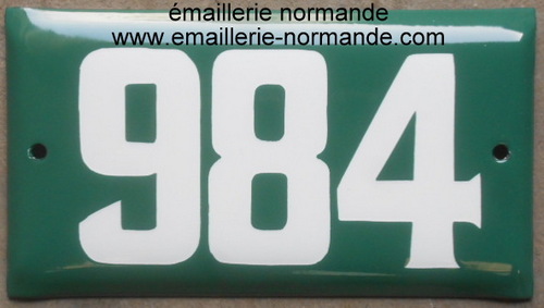 Plaque maison adresse numero personnalisable vintage feuilles nature -  Plaques adresse/Plaques numero rectangle - creosoleil